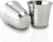 Easyworkz Espressotassen aus Edelstahl, doppelwandig, isoliert, 75ml Demitasse-Tassen, 2er-Set, hitzebeständig