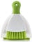 Dust pan Broom Brush Dustpan - Small Broom and Dustpan Set, Mini Broom and Dust pan, Small Dustpans and Brush Set for Home Cleaning,Sofa, Desk, Guinea Pig Cage, Cat Litter etc.（Green）