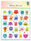 Ursus 59540005F - Glitzer-Sticker Fun V, 4 Stickerbögen mit 150 selbstklebenden Aufklebern in verschiedenen Motiven, ca. 0,8-4,5 cm groß, teilweise folienveredelt oder beglittert, bunt