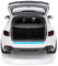 Blackshell® Basic Ladekantenschutz Folie kompatibel mit VW Golf 6 Cabriolet | Bj. 2011-2016 Transparent - passgenauer Stoßstangenschutz inkl. Profi Rakel für Folie