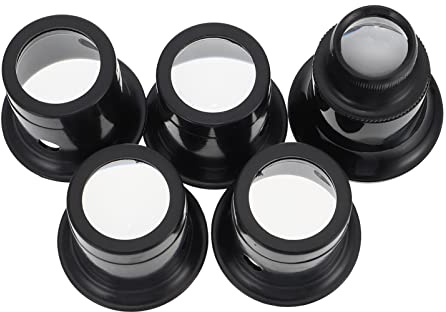Mikikit 5 Stücke Uhrmacher Auge Uhr Reparatur Auge Linse Macher e Linse Reparatur Lupe Lupe