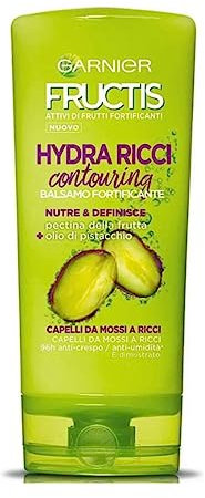 Garnier Fructis Haarspülung für welliges bis lockiges Haar, Anti-Frizz, für weiches und glänzendes Haar, Hydra Locken, 200 ml