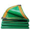 FUCNEN Bâche imperméable et résistante 4 m x 6 m - 420 g/m² - Bâche multifonction pour pompe de piscine, étang à poissons, foin, toit, remorque, 100 % étanche - Tapis de sol vert