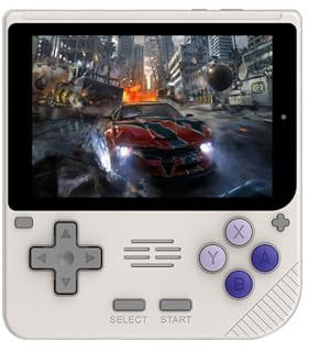 Hanzete V10 Handheld Game Console 3.5'' IPS Screen Portable Video Gaming Console Support 128GB Card High-Clear Open Source Game Player