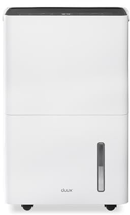 Duux Bora Smart Dehumidifier 20L | Clothes Drying Mode | Quiet Mark Certified | Energy Efficient Dehumidifier for Home | Carbon Filter | Large 4L Water Tank | Humidity Sensor | DXDH20UK