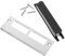 SEWACC 1Set Deadbolt Plate Kit Door Hole Cover Plates for Security Privacy Easy Installation Durable Construction Door Frame Reinforcement for Entry Doors