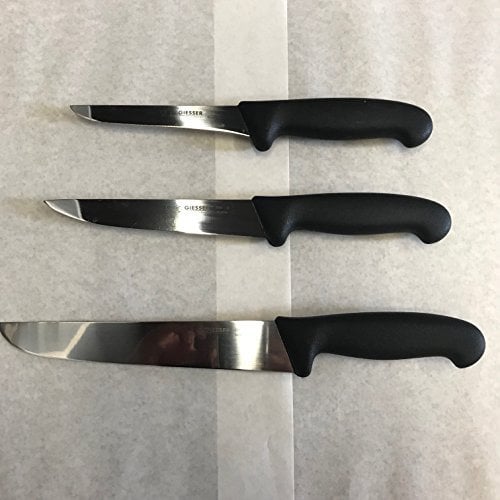 Johannes Giesser Messerfabrik Messer-Set 3-TLG, Grau, M
