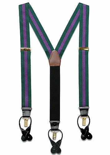 Verde e viola bretelle