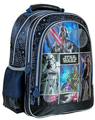 Star Wars Kinderrucksack, Negro (Schwarz) - 2100000527