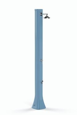 Doccia Solare da Giardino 40L Miscelatore e Lavapiedi Arkema Big Happy Five Blu