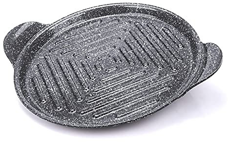 Moneta - Gusto - Grill rond en aluminium, Gris, 25 cm