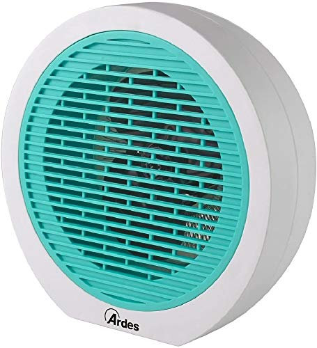 Ardes AR4F04 Tiffo Heizung mit 2 Leistungen manuell einstellbar und Thermostat, 2000 W, Tiffany blau