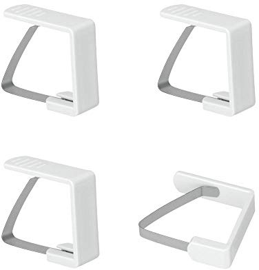 Metaltex 254505 Tischtuchklammern, 4-er Set