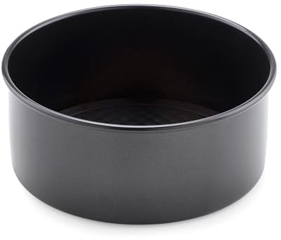 Prestige Inspire Bakeware Loose Base Round Cake Tin, 8 - Black, 21cm