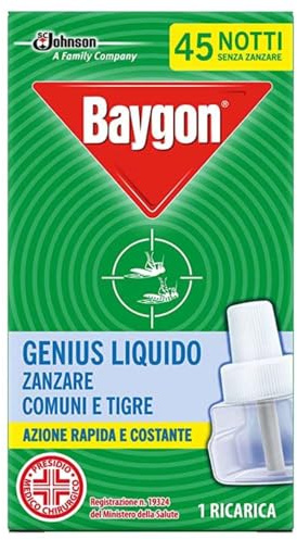 Baygon Electric Mosquito Killer Common and Tiger, Odorless, Pack of 1 Diffuser and a Refill for 45 Nights