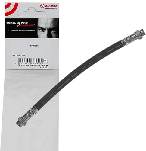 Brembo T 56 147 Bremsschlauch | Brembo Bremsschlauch 230mm Hinterachse innen links rechts mitte passend für