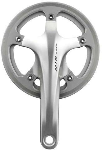 Shimano FC-S501 Alfine 2-piece chainset with single chain guard 170 mm - 42T - silver