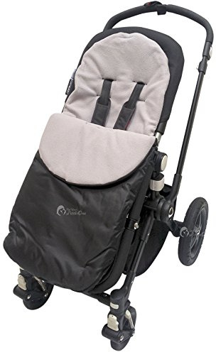 Fußsack/COSY TOES kompatibel mit Petite Star Liner Buggy Kinderwagen zia/KURVI/zukoo grau