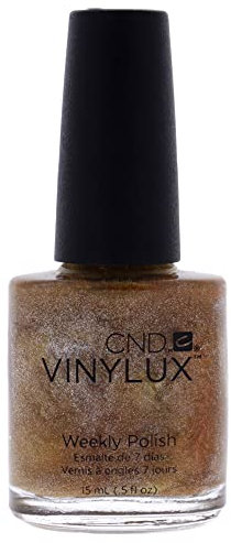 CND Vinylux Long Wear Nail Polish (No Lamp Required), 15 ml, Yellow, Brass Button