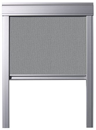 Dachfenster Verdunkelungsrollo kompatibel mit VELUX CK02 / C02, Grau