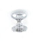 EUROART Oval Mortice Door Knob R58mm D60x38mm P70mm (Pairs) in Polished Chrome