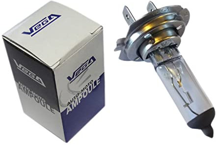 1 x Vega® Halogenlampe 'Maxi' H7 100 W PX26d Französische Marke 12 V