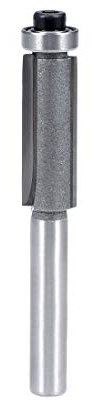 Sourcing mappa router bit flush Trim bit con cuscinetto 2 scanalature HSS fresa per la lavorazione del legno Tool