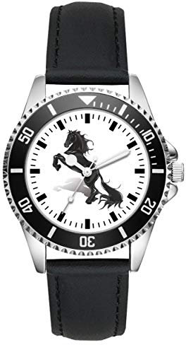 KIESENBERG Geschenk für Reiter Pferde Liebhaber Besitzer Züchter Uhr L-2185