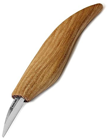 BeaverCraft C15 Couteau à Sculpter le Bois Détaillé 1.5 - Outil de Taille et Sculpture pour Débutants