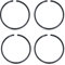 AUMEL 4pcs / Lot 35 mm x 1,2 mm Kit Fasce Elastiche per Motosega decespugliatore tagliaerba Parte