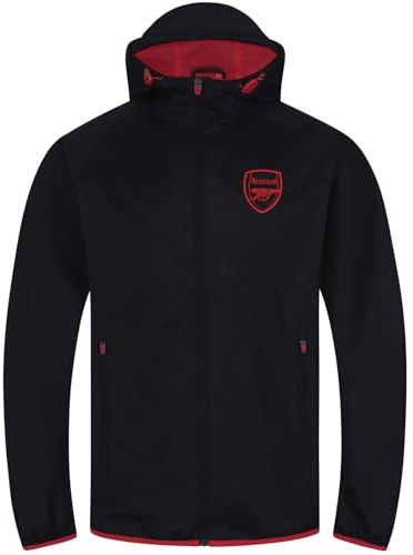 Arsenal FC Mens Jacket Shower Windbreaker Official Football Gift