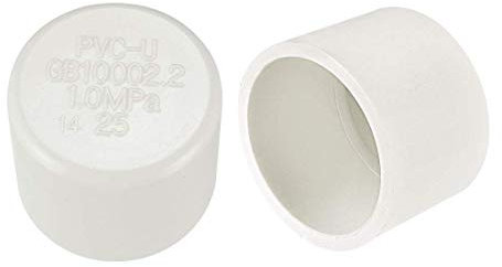 25 mm PVC Pfeifenmappe, Slip Socket External End Caps 10 Stück