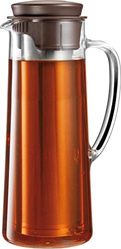 Tescoma Teo Infusore a Freddo per Caffè/Tè, Vetro Borosilicato, Capacità 1 Litro