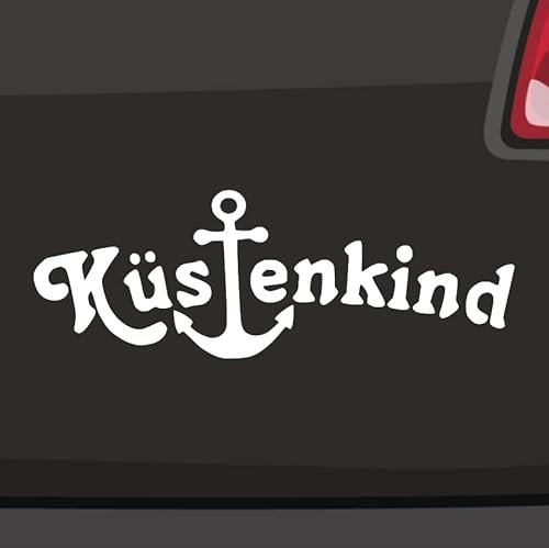 Küstenkind Aufkleber -6 Größen 21 Farben- Anker Nordsee Hamburg Urlaub Ostsee