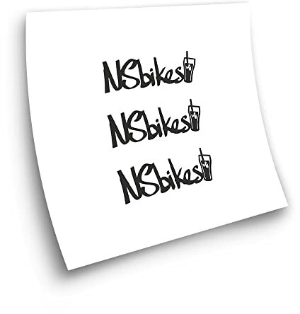 Aufkleber kompatibel mit Fahrrad NS Bikes Logo