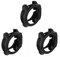 Confezione da 3 custodie protettive per Garmin Instinct, in morbido silicone per paraurti antigraffio, ricambio per smartwatch Instinct (nero)