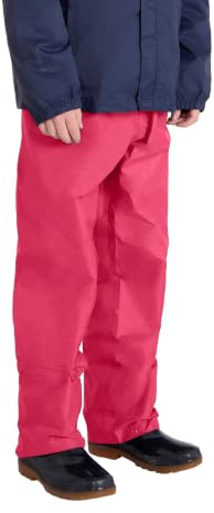 Mountain Warehouse Pakka Kids Waterproof Over Trousers | Lightweight & Breathable Rain Pants with Taped Seams for Boys & Girls, Easy to pack with Packaway Bag, For School, Walking