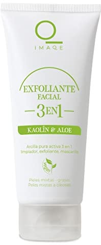 DIA IMAQE exfoliante facial 3 en 1 kaolín y aloe tubo 100 ml