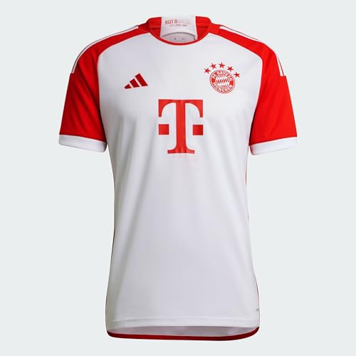 adidas Herren Home 23/24 Fc Bayern München Kurzarm Fußballtrikot
