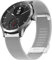 Hiseus Metall Armband Kompatibel mit Withings ScanWatch 42mm, Edelstahl Verstellbarer Ersatzarmband Kompatibel mit Withings Steel HR 40mm/Steel HR Sport Armband (Silber)