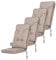 shivler Gartenstuhlauflage Gartenstuhl Auflage ÖKOLEINEN Stuhlkissen Stuhl Sitzauflage Kissen für Gatrenstuhle Sessel Sitzkissen (4 Stck., Beige)