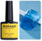 BURANO Jelly Gel Nail Polish, Sheer Hot Pink Green Red Blue Purple Orange Transparent, Translucent LED UV Gel Curing Requires (Blue T4)