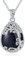 YAFEINI 925 Sterling Silver Blue Sandstone Necklace Tree of Life Teardrop Pendant Necklace Jewellery for Women Girls (II-Tree of Life Blue Sandstone Necklace)