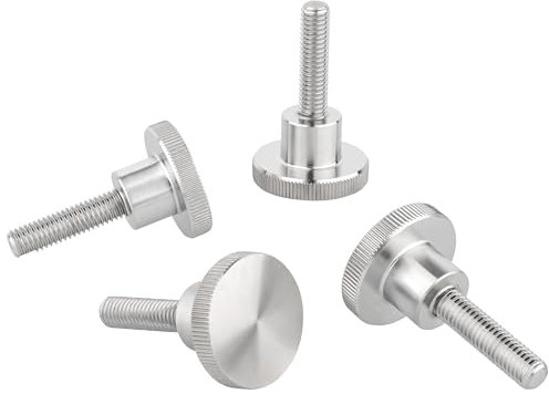 Ottertools - Rändelschraube DIN 464 | Gewinde: M6x12 mm | Edelstahl | 4 Stück