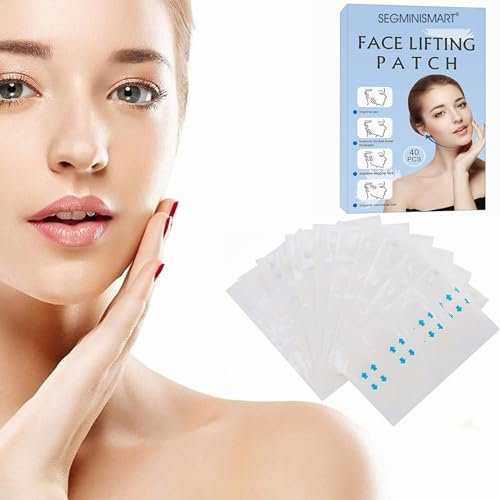 Face Lifting Tape,Facelifting Aufkleber,Facelifting Tape,Lift Gesicht Aufkleber,Face Lift Patch,Unsichtbare Dünner Gesicht Aufklebe,V-Form Gesicht Verbergen von Makeup Facelifting Werkzeuge 40pc