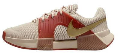 Nike Damen Zoom Gp Challenge 1 Premium Women's Hard Court Tennis Shoes Sneaker, Sandrift Metallic Gold Rostfaktor, 38 EU