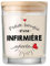 Bougie Infirmière Personnalisée Parfumée | Idée Cadeau Coffret Candle Départ Collègue Retraite Noël (Infirmière Adorée)