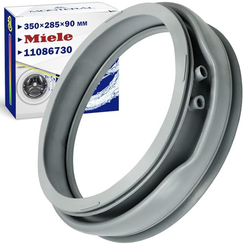 Guarnizione in Gomma per Oblo della Porta Lavatrice 350 x 285 x 90 mm con Codice Originale 11086730 9040340 9040341 9046470 9640341 per Miele - Garanzia di 10 Anni - MONTERAL