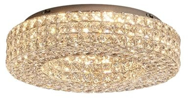 YRTIOR Lampadario a soffitto Moderno in Cristallo di Lusso a LED Compatible with Soggiorno, Camera da Letto, Decorazioni Compatible with la casa. Nuovo apparecchio a Sospensione di Design,Lampadari