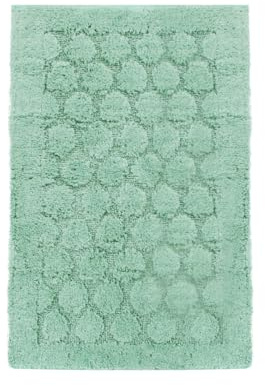 SaRani Soft Soft Bath Mat for Shower Bidet Water Leaf (Light Green, 70 x 140 cm)